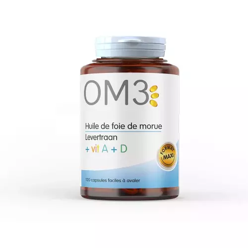 Superdiet OM3 A+ D-vitamin kapszula 120x