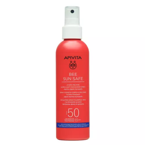 APIVITA BEE SUN SAFE Spray arcra és testre SPF50 200ml