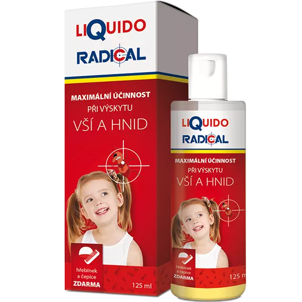 Liquido Radical fejtetű serkeirtó sampon 125ml Liquido Radical fejtetű serkeirtó sampon 125ml