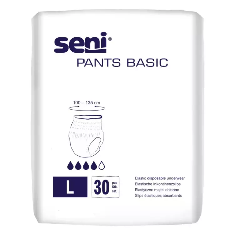Seni Pants Basic Large (1450 ml) 30x Seni Pants Basic Large (1450 ml) 30x