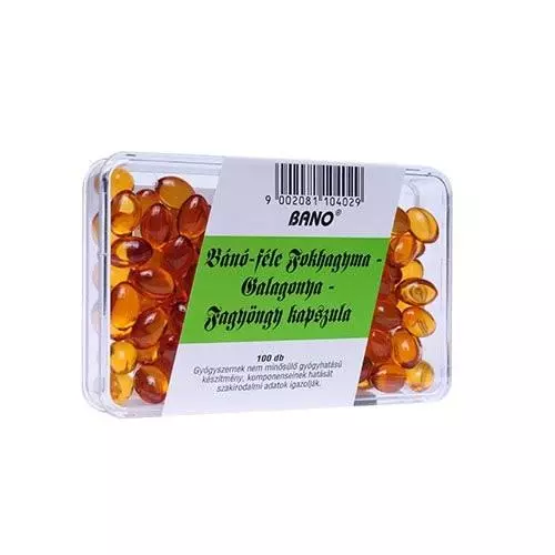 Báno fokhagyma-galagonya-fagyöngy kapszula 100x Báno fokhagyma-galagonya-fagyöngy kapszula 100x