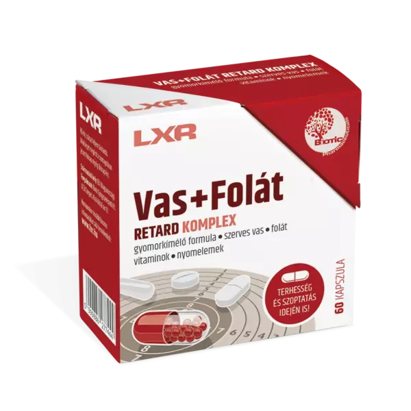 LXR Vas+Folát Retard Komplex 60x LXR Vas+Folát Retard Komplex 60x