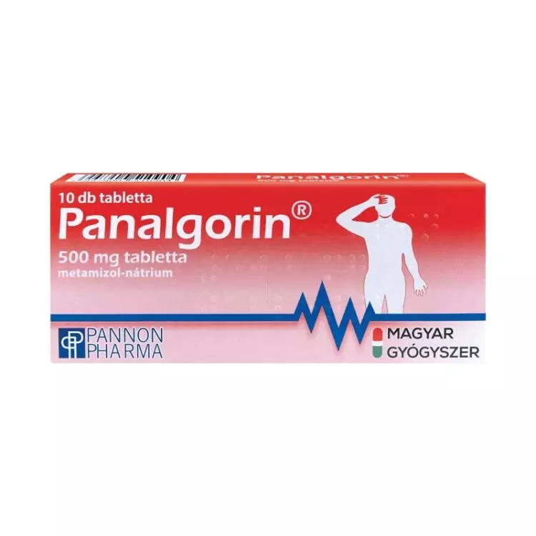 Panalgorin 500 mg tabletta színtelen 10x Panalgorin 500 mg tabletta színtelen 10x