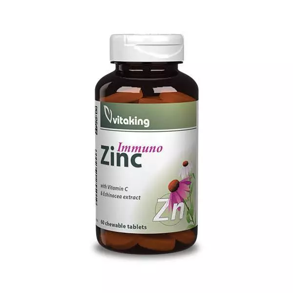 Vitaking Cink Immuno 23 mg rágótabletta 60x Vitaking Cink Immuno 23 mg rágótabletta 60x