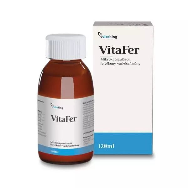 Vitaking VitaFer mikrokapszulás vaskészítmény 120ml Vitaking VitaFer mikrokapszulás vaskészítmény 120ml