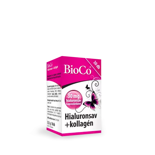 BioCo Hyaluronsav+ kollagén kapszula 30x