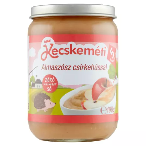 Kecskeméti almapüré csirkehússal 190g