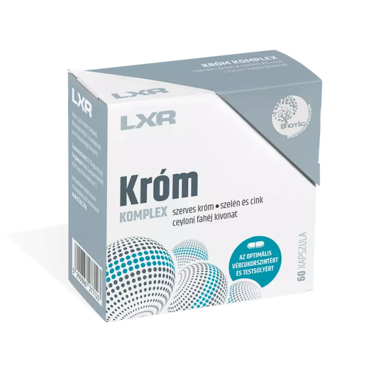 LXR Szerves Króm + fahéj komplex kapszula 60x LXR Szerves Króm + fahéj komplex kapszula 60x