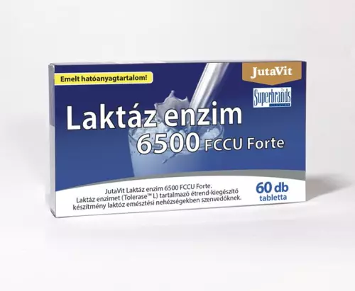 JutaVit Laktáz enzim 6500 FCCU forte tabletta 60x