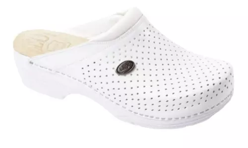 Ledi női bőr klumpa fehér 500-18 1 pár