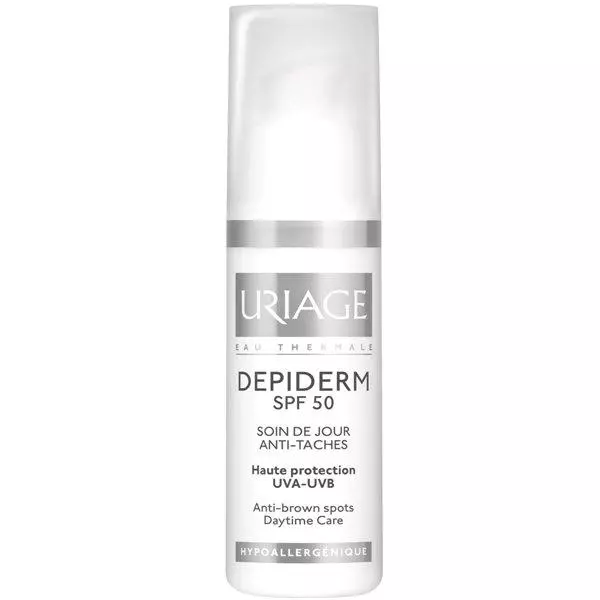 Uriage Depiderm krém SPF50 barna foltok ellen 30ml Uriage Depiderm krém SPF50 barna foltok ellen 30ml