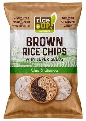 Rice Up barnarizs chips chia-quinoa 25g