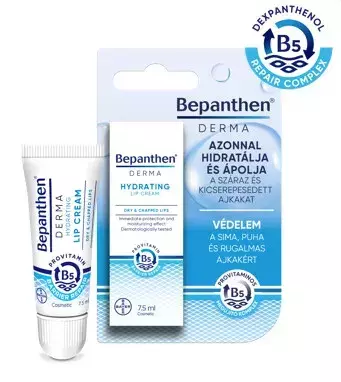 Bepanthen Derma hidratáló ajakápoló krém 7,5ml Bepanthen Derma hidratáló ajakápoló krém 7,5ml