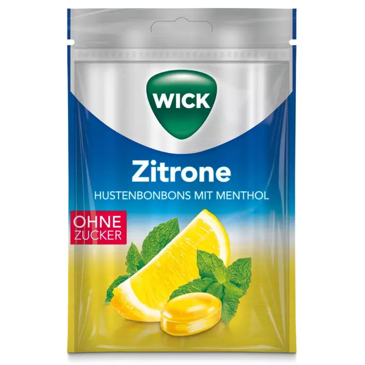 Wick torokcukor citrom mentol 72g Wick torokcukor citrom mentol 72g