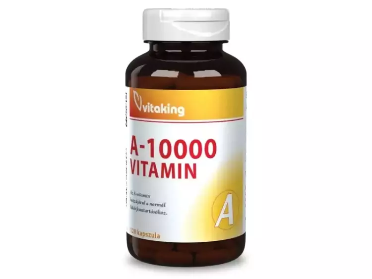 Vitaking A-10 000 NE vitamin kapszula 120x Vitaking A-10 000 NE vitamin kapszula 120x