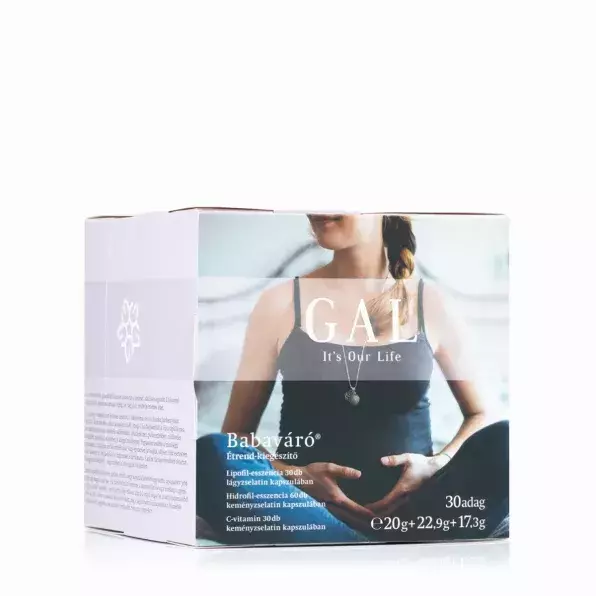 GAL Babaváró kapszula lipofil+ hidrofil+ C-vitamin 30adag GAL Babaváró kapszula lipofil+ hidrofil+ C-vitamin 30adag
