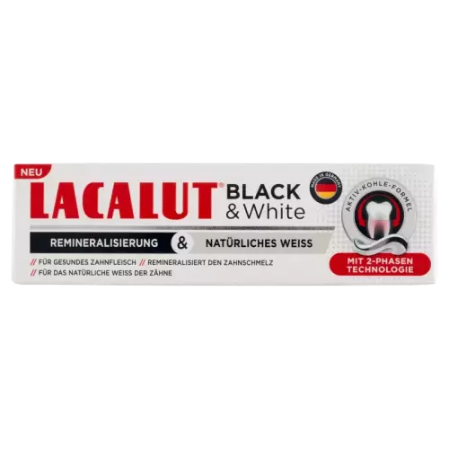 Lacalut Black et White fogkrém 75ml
