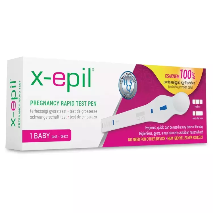 X-Epil terhességi gyorsteszt pen XE9402 1x X-Epil terhességi gyorsteszt pen XE9402 1x