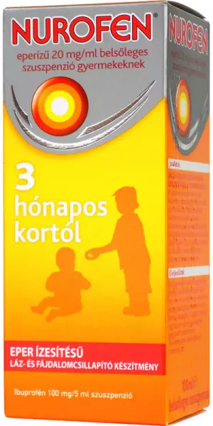 Nurofen  20 mg/ml bels. szuszp. gyermek eperízű 100ml