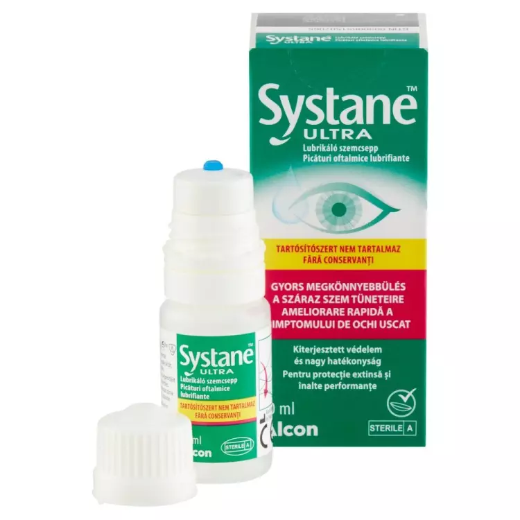 Systane Ultra tartósítószer mentes szemcsepp 10ml Systane Ultra tartósítószer mentes szemcsepp 10ml