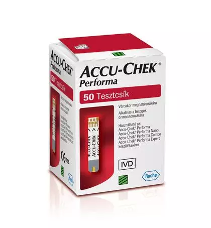AccuChek Performa tesztcsík 50x AccuChek Performa tesztcsík 50x