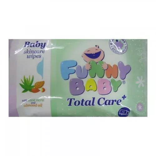 Funny Baby Total Care baba törlőkendő 72x
