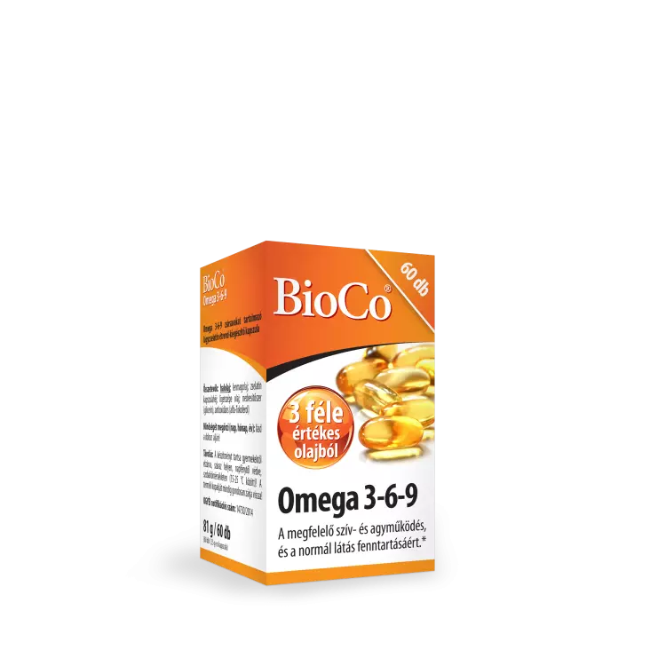 BioCo Omega-3-6-9 lágyzselatin kapszula 60x BioCo Omega-3-6-9 lágyzselatin kapszula 60x