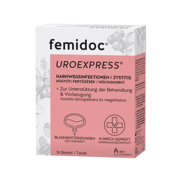 UROEXPRESS Femidoc D-mannóz por 14x UROEXPRESS Femidoc D-mannóz por 14x