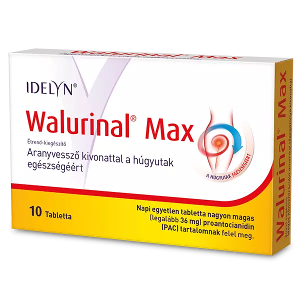 Walurinal Max Aranyvesszővel tabletta 10x Walurinal Max Aranyvesszővel tabletta 10x