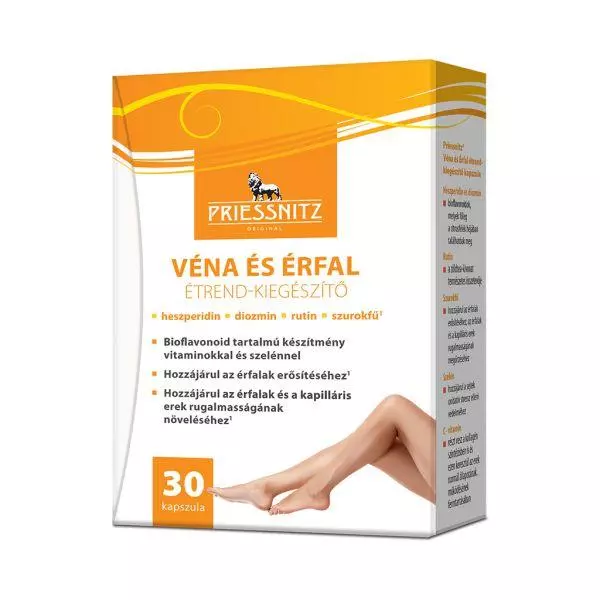 Priessnitz véna és érfal kapszula 30x Priessnitz véna és érfal kapszula 30x