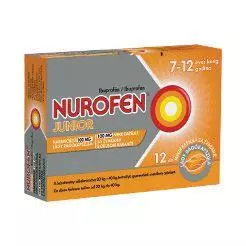 Nurofen Junior narancsízű 100 mg lágy rágókapszula 12x Nurofen Junior narancsízű 100 mg lágy rágókapszula 12x