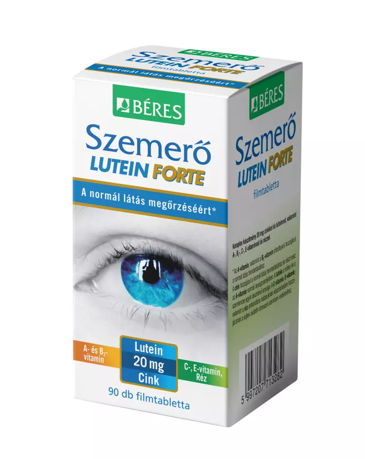 Béres Szemerő Lutein Forte étrendkieg. filmtabl. 90x Béres Szemerő Lutein Forte étrendkieg. filmtabl. 90x
