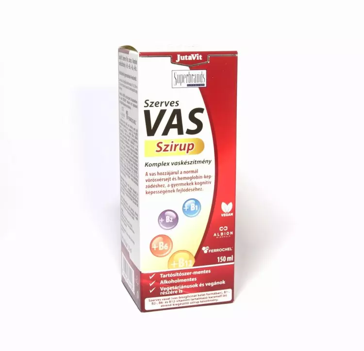 JutaVit Szerves Vas komplex szirup 150ml JutaVit Szerves Vas komplex szirup 150ml