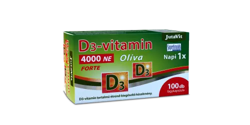 JutaVit D3-vitamin 4000 NE Oliva forte kapszula 100x