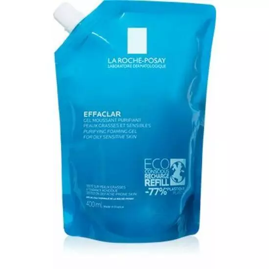 La Roche-Posay Effaclar habzó arctisztító gél utántöltő 400ml La Roche-Posay Effaclar habzó arctisztító gél utántöltő 400ml