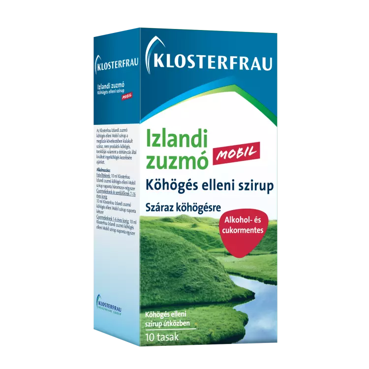 Klosterfrau Izlandi zuzmó szirup tasakban 10x10ml Klosterfrau Izlandi zuzmó szirup tasakban 10x10ml