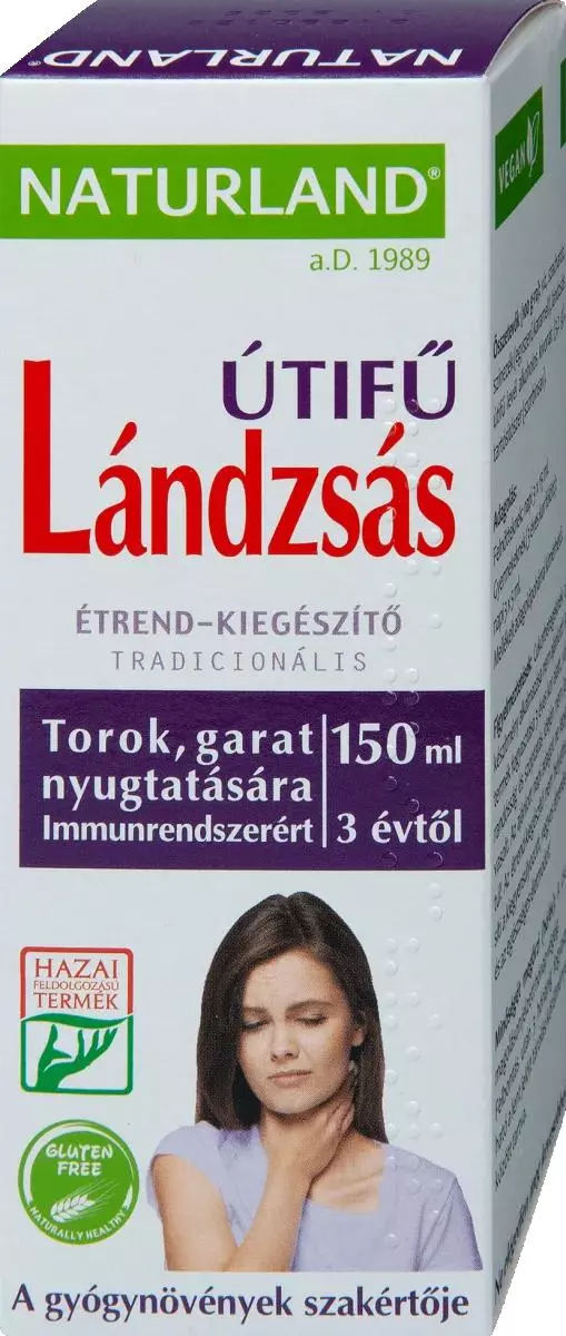 Naturland Lándzsás útifű szirup 150ml Naturland Lándzsás útifű szirup 150ml