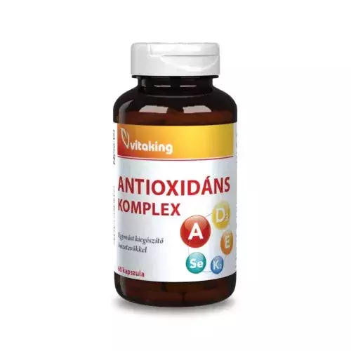 Vitaking Antioxidáns komplex A+D+E+K2+Szelén kapsz 60x