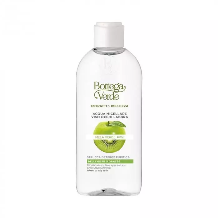 Bottega Verde Estratti di bellezza micellás víz alma/kiwi 200ml Bottega Verde Estratti di bellezza micellás víz alma/kiwi 200ml