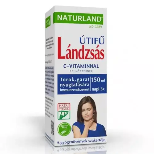 Naturland Lándzsás útifű+ C felnőtteknek szirup 150ml