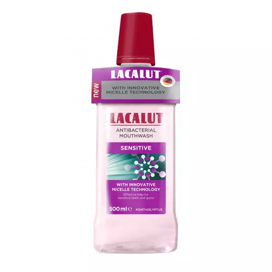 Lacalut Sensitive micellás antibakt. szájvíz 500ml Lacalut Sensitive micellás antibakt. szájvíz 500ml