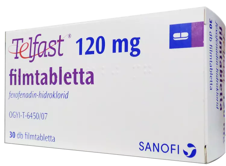 Telfast 120 mg filmtabletta 30x Telfast 120 mg filmtabletta 30x