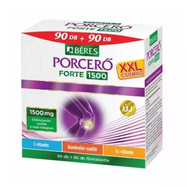 Béres Porcerő FORTE 1500 filmtabletta 90x+90x Béres Porcerő FORTE 1500 filmtabletta 90x+90x