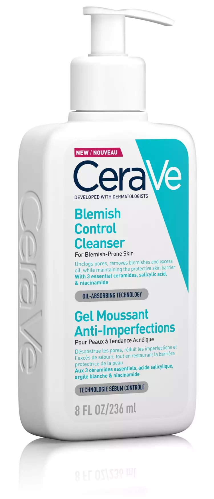 CeraVe Tisztító gél pattanások ellen 236ml CeraVe Tisztító gél pattanások ellen 236ml