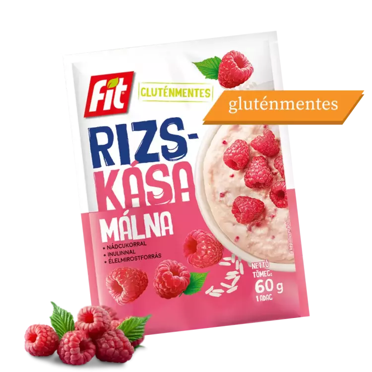 Fit rizskása málna-inulin GM. 60g Fit rizskása málna-inulin GM. 60g