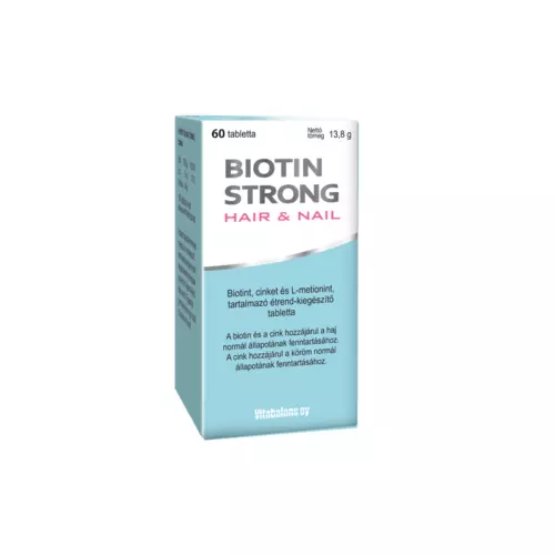 Biotin Strong Haj és köröm tabl. Vitabalans Lady 60x Biotin Strong Haj és köröm tabl. Vitabalans Lady 60x