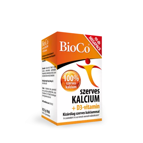 BioCo Szerves Kalcium+ D3-vitamin étrendk. tabl. 90x