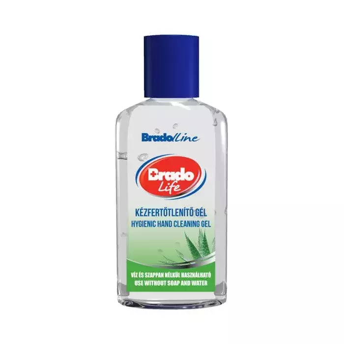 Bradolife kézfertőtlenítő gél aloe 50ml