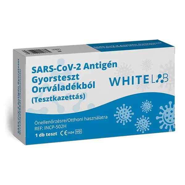 Whitelab Covid-19 Antigén önell. gyorst. orrteszt 1x Whitelab Covid-19 Antigén önell. gyorst. orrteszt 1x