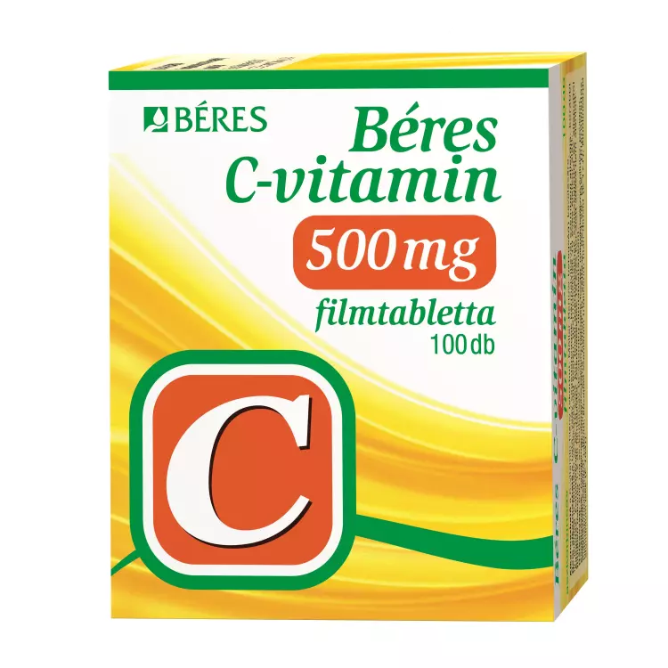 Béres C-vitamin 500 mg filmtabletta 100x Béres C-vitamin 500 mg filmtabletta 100x